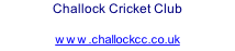 Challock Cricket Club  www.challockcc.co.uk